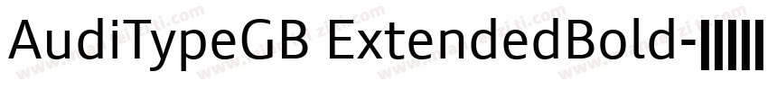 AudiTypeGB ExtendedBold字体转换